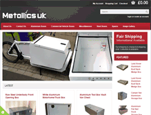 Tablet Screenshot of metallicsuk.com